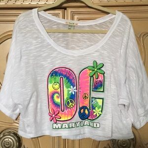 Classy Jr ocean city md crop top large